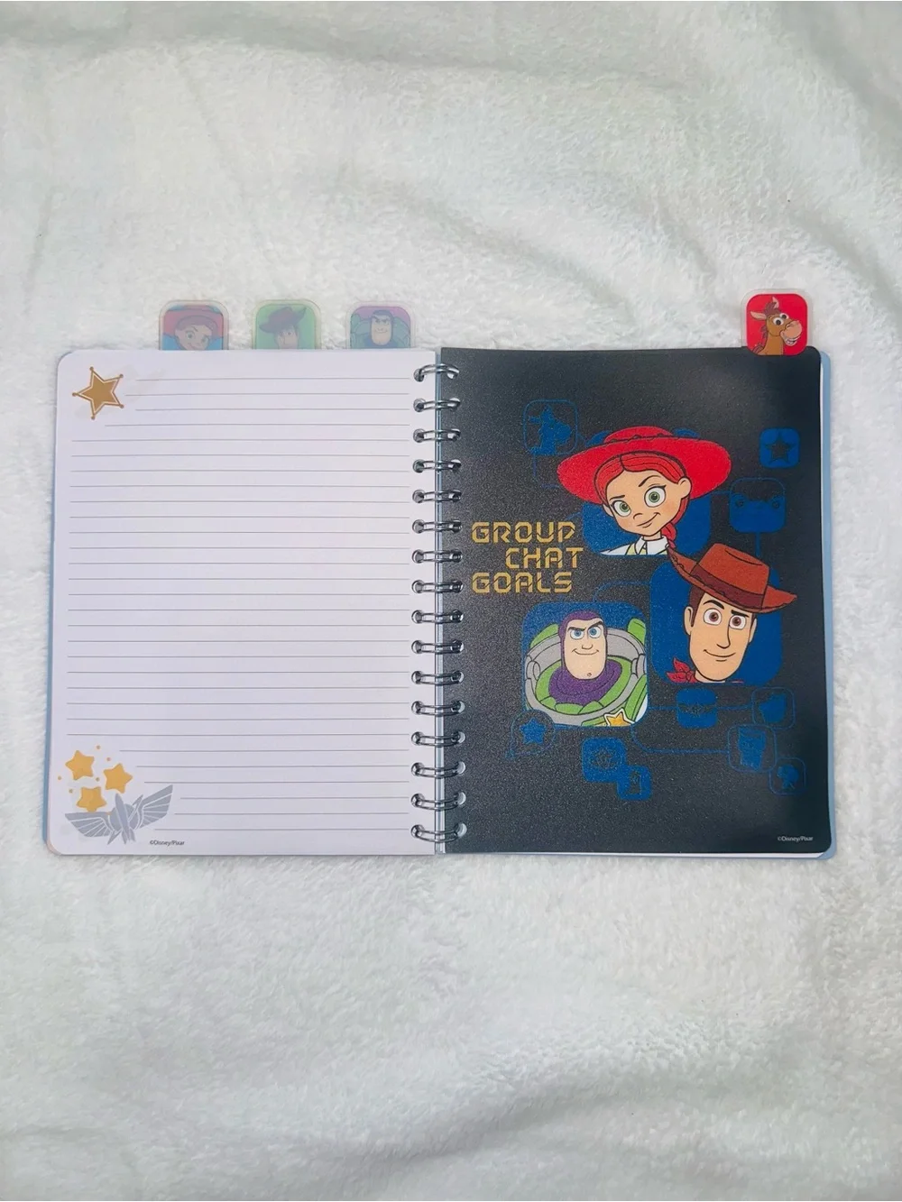 New Toy Story 4-Tab Spiral Notebook